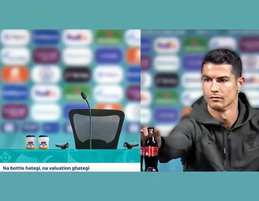 Fevicol Ronaldo Moment Marketing