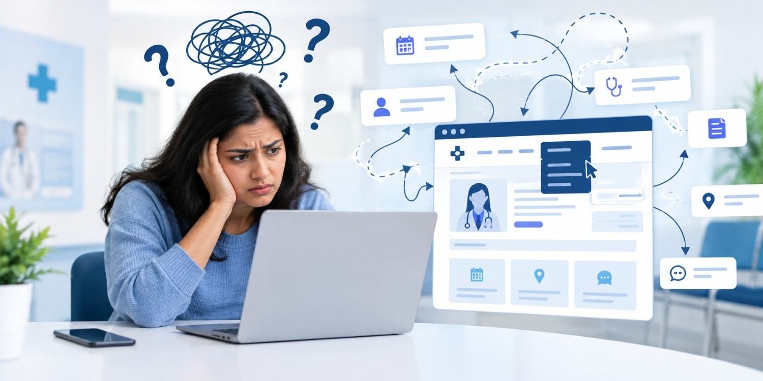Confusing Navigation Makes Patients Work Too Hard